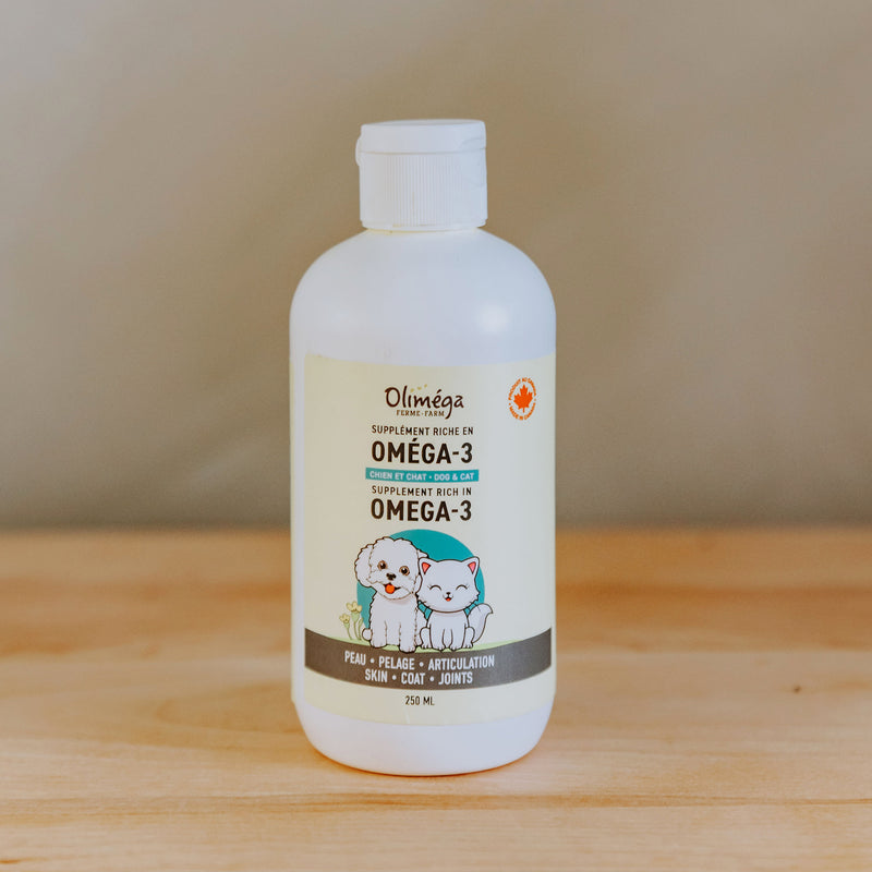 Olimega Farm - Omega-Rich Pet Oil for Dogs & Cats - 250ml