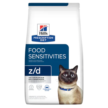 Hills Prescription Diet - Dry Cat Food Feline Z/d Skin/food Sensitivities 4Lbs Cats