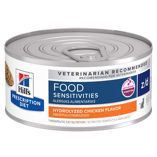 Hill's Prescription Diet - Wet Cat Food - Feline z/d Hydrolyzed Chicken Flavor 5.5OZ (min. 24 cans) - PetProject.HK