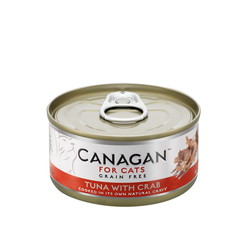 Canagan - Grain Free Canned Cat Food - Tuna with Crab for Cats - 75G (3 Cans) - PetProject.HK