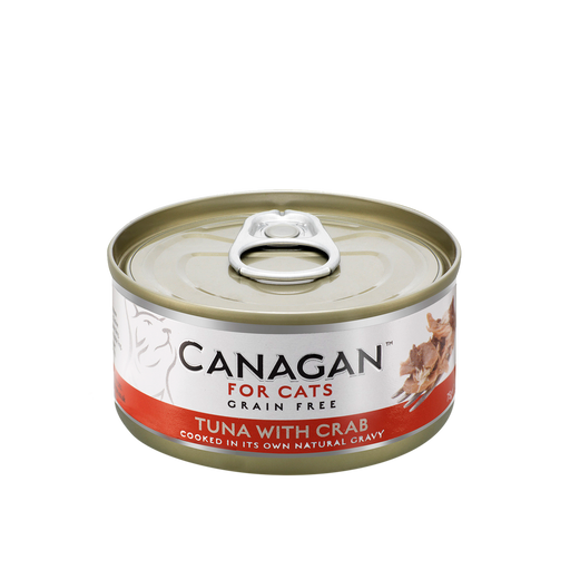 Canagan - Grain Free Canned Cat Food - Tuna with Crab for Cats - 75G (3 Cans) - PetProject.HK