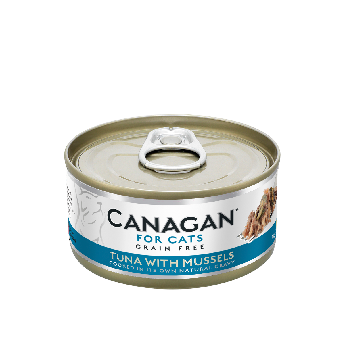 Canagan - Grain Free Canned Cat Food - Tuna with Mussels for Cats - 75G (3 Cans) - PetProject.HK