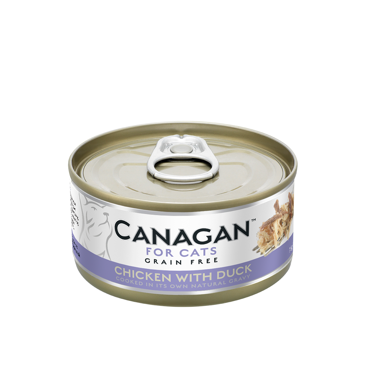 Canagan - Grain Free Canned Cat Food -  Chicken with Duck for Cats - 75G (3 Cans) - PetProject.HK