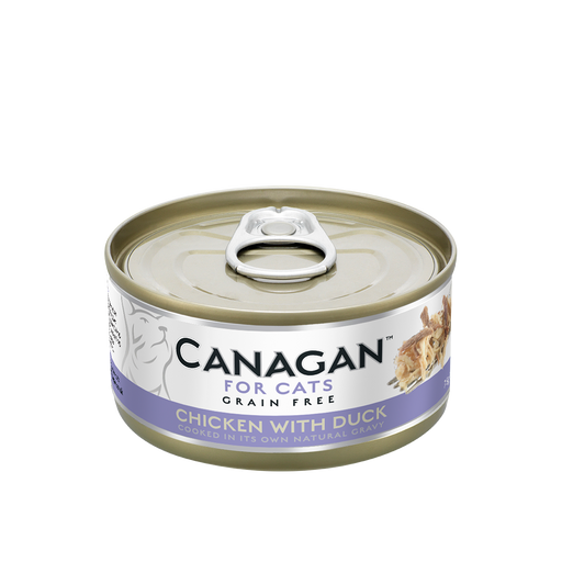 Canagan - Grain Free Canned Cat Food -  Chicken with Duck for Cats - 75G (3 Cans) - PetProject.HK