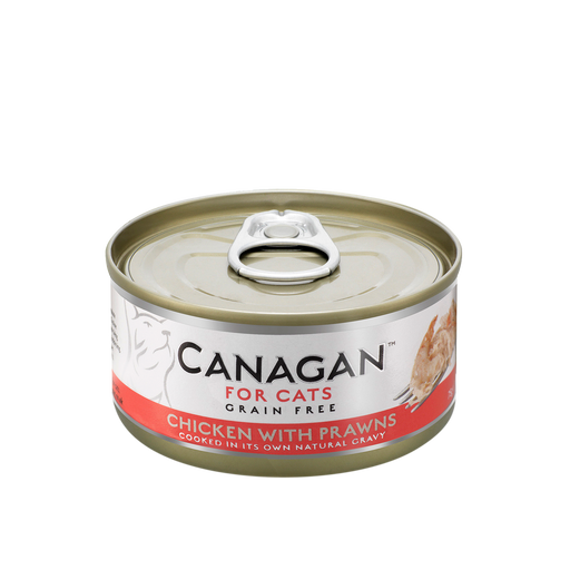 Canagan - Grain Free Canned Cat Food - Chicken with Prawns for Cats - 75G (3 Cans) - PetProject.HK