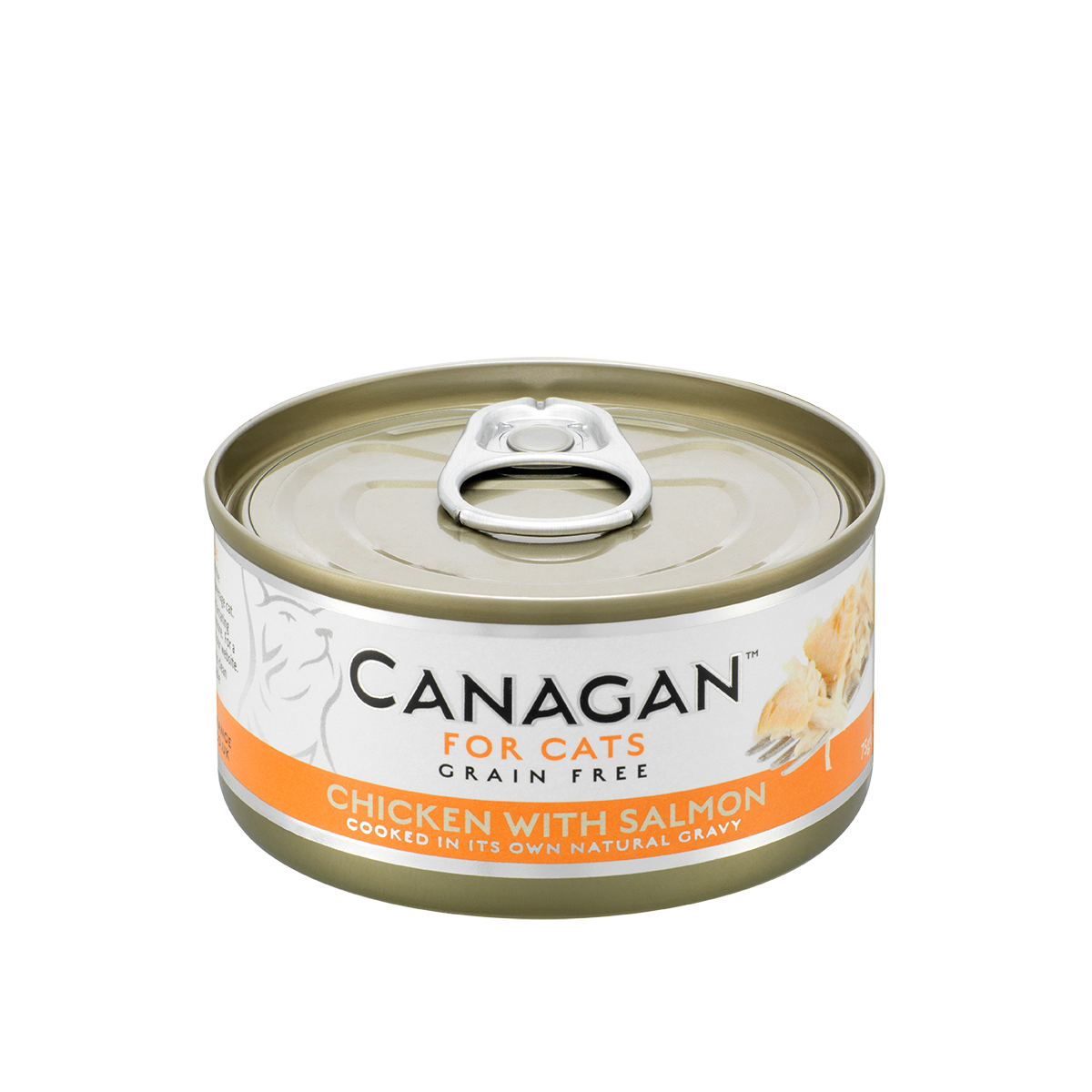 Canagan - Grain Free Canned Cat Food - Chicken with Salmon for Cats - 75G (3 Cans) - PetProject.HK