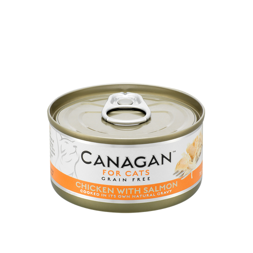 Canagan - Grain Free Canned Cat Food - Chicken with Salmon for Cats - 75G (3 Cans) - PetProject.HK