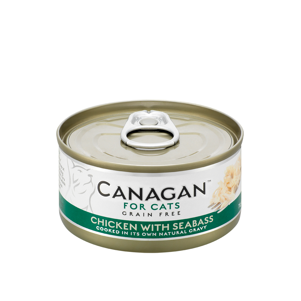 Canagan - Grain Free Canned Cat Food - Chicken with Seabass for Cats - 75G (3 Cans) - PetProject.HK