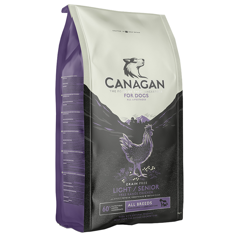 Canagan - Grain Free Dry Dog Food - Light/Senior Free-Run Chicken - 6KG - PetProject.HK