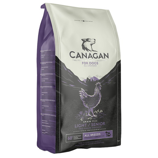 Canagan - Grain Free Dry Dog Food - Light/Senior Free-Run Chicken - 6KG - PetProject.HK