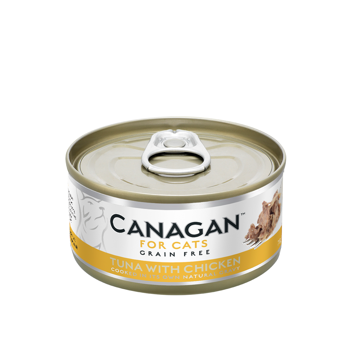 Canagan - Grain Free Canned Cat Food - Tuna with Chicken for Cats - 75G (3 Cans) - PetProject.HK