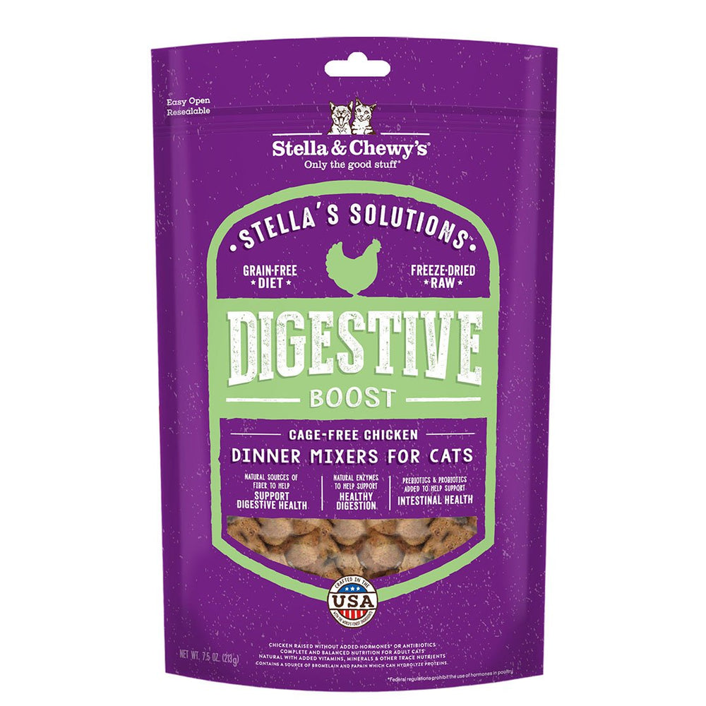Stella & Chewys - Stellas Solution Digestive Boost Cage-Free Chicken Dinner Mixers For Cats 7.5Oz