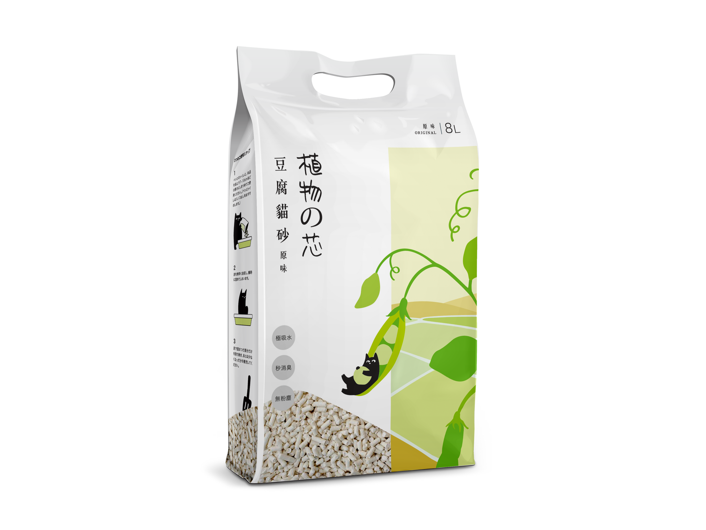 Natural Core - All Clumping Tofu Cat Litter 8L Cats