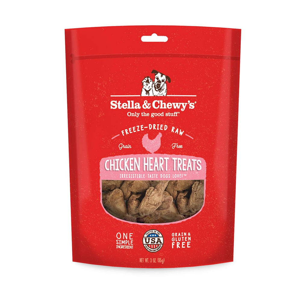 Stella & Chewys - Freezed Dried Raw Organ Treats Chicken Heart 3Oz Dogs