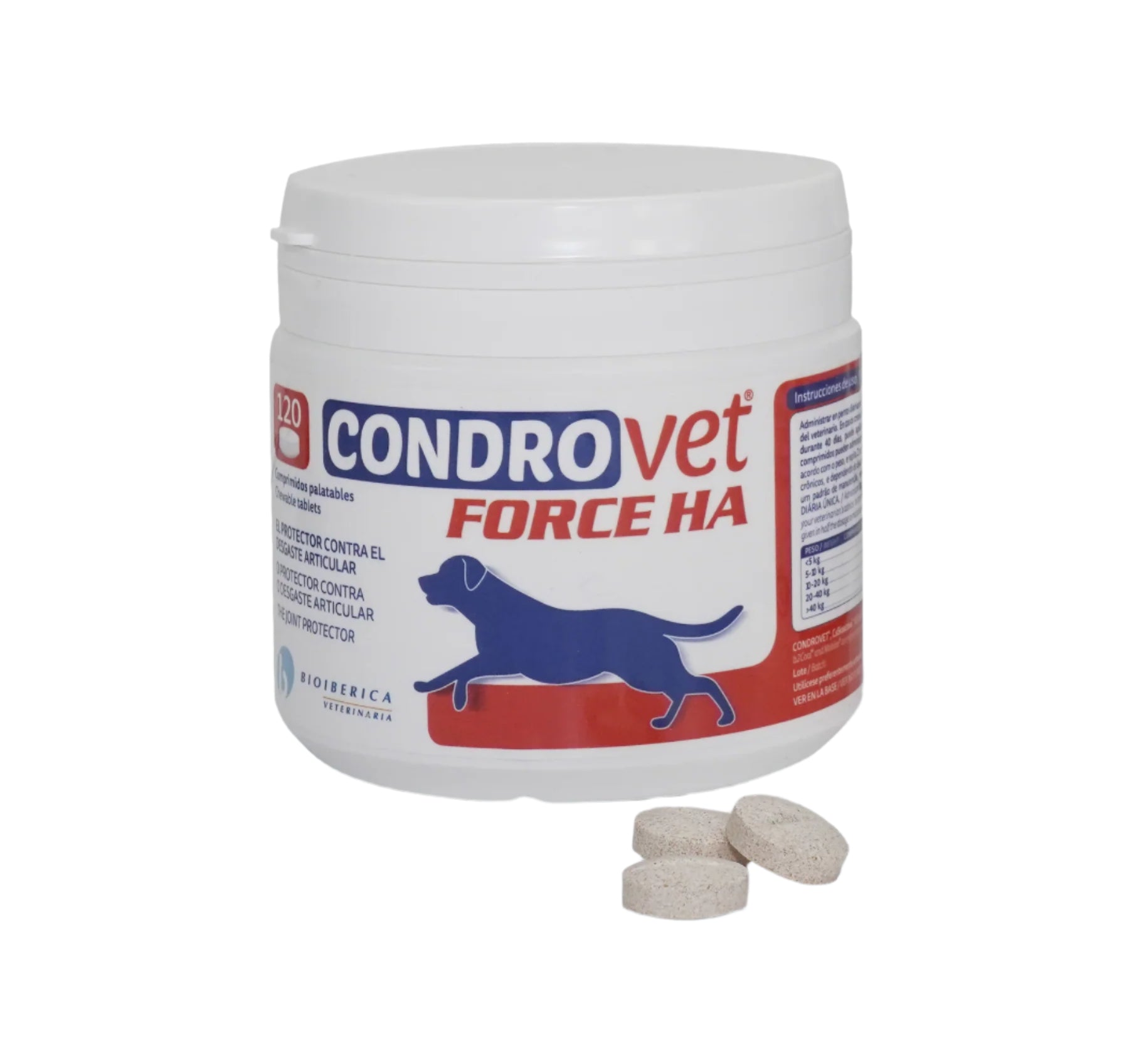 Condrovet® Force HA Palatable Tablets for Dogs - 120TABS
