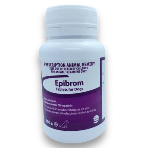 Epibrom - Potassium Bromide 200Mg For Dogs 200 Tablets