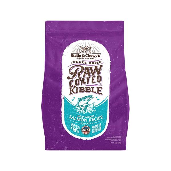 Stella & Chewy's - Dry Cat Food - Raw Coated Kibble - WIld Caught Salmon Recipe - 2.5LB - PetProject.HK