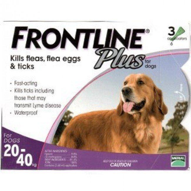 Frontline - Plus for Large Dogs - 20KG to 40KG - 3PACK - PetProject.HK