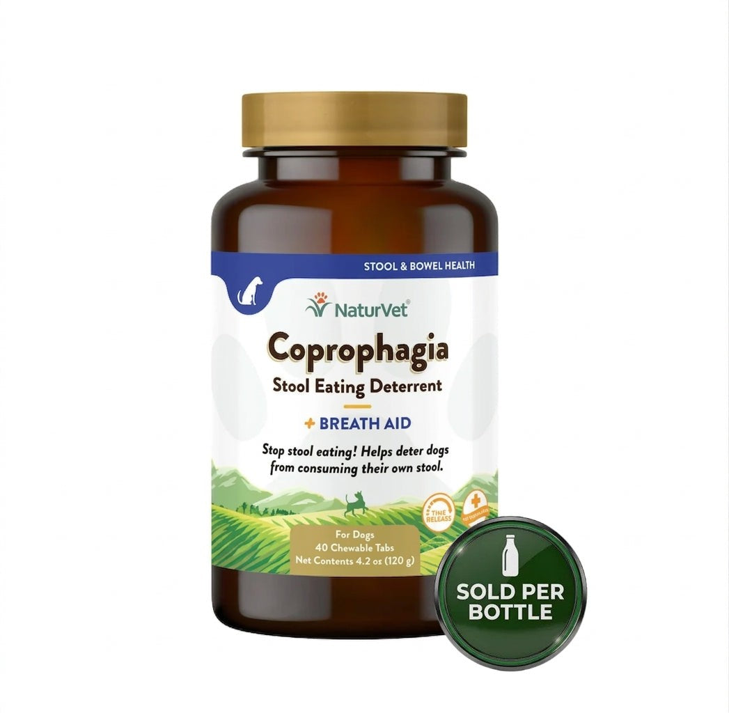 NaturVet Coprophagia Deterrent Tablets 40's - 1 Bottle