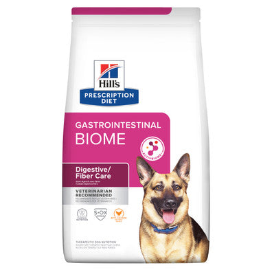 Hills Prescription Diet - Dry Dog Food Canine Gastrointestinal Biome Digestive/fiber Care 16Lbs Dogs