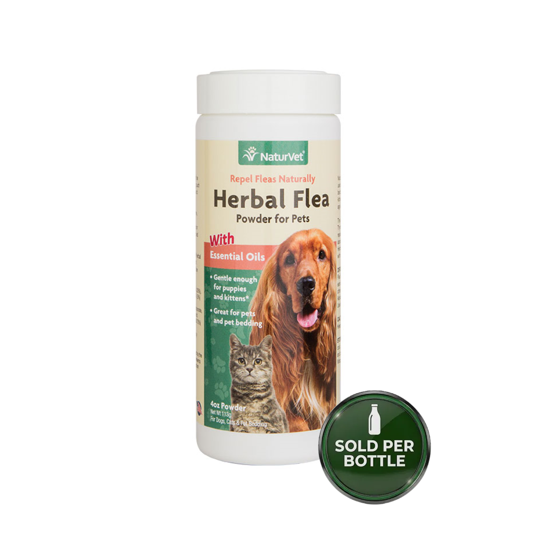 NaturVet Herbal Flea Powder - 4oz - 1 bottle