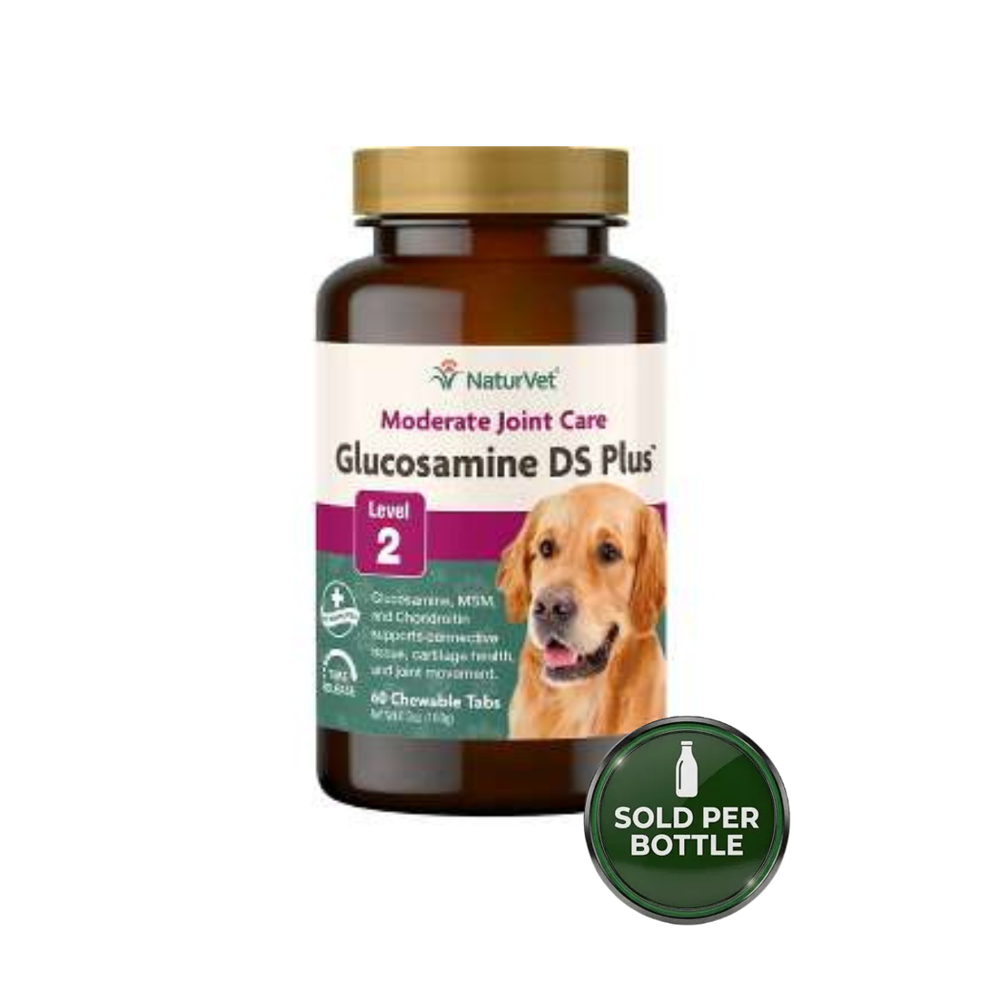 NaturVet Glucosamine-DS w/ MSM - Time Released for Dogs & Cats 60's - 1 Bottle