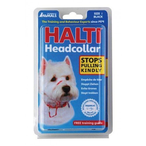 Halti - Padded HeadCollar Black Size 1 (32-41cm) - PetProject.HK