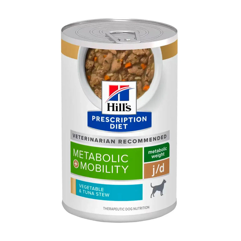 Hill's Prescription Diet - Wet Dog Food - Canine j/d Metabolic + Mobility Tuna Stew - 12.5OZ (min. 12 cans)