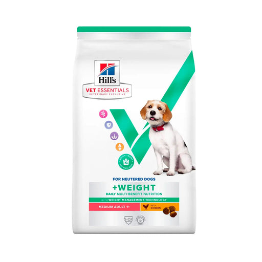 Hill's VetEssentials Diet - Dry Food for Medium Adult Dogs (1-6) - Netuered - 2KG - PetProject.HK
