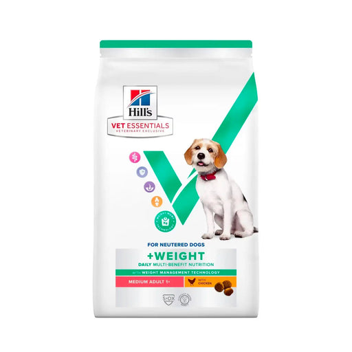 Hills Vetessentials Diet - Dry Food For Medium Adult Dogs (1-6) Neutered 10Kg