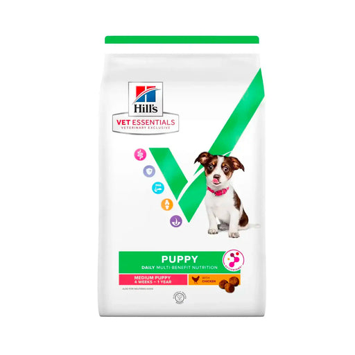 Hills Vetessentials Diet - Dry Food For Medium Puppies (<1) Growth 10Kg Dogs