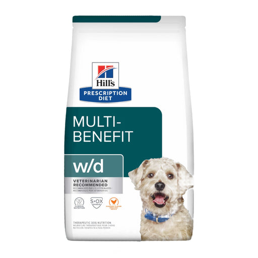 Hill's Prescription Diet - Dry Dog Food - Canine w/d Multi-Benefit - 27.5LBS