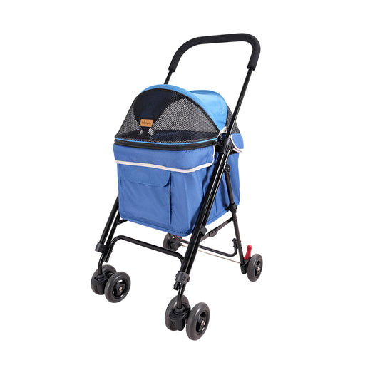 Ibiyaya - Astro Go Lite Pet Stroller - Grungy Blue - PetProject.HK