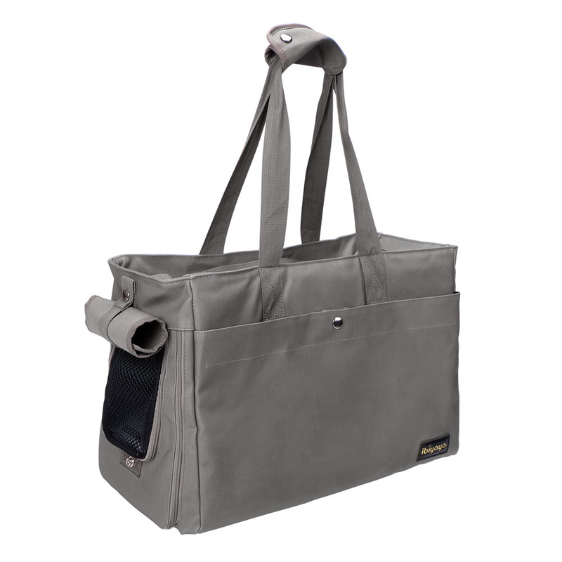 Ibiyaya - Canvas Pet Tote - Smoke Gray - PetProject.HK