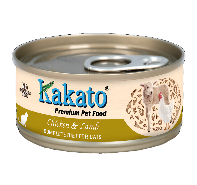 Kakato Chicken & Lamb 70g Cat Dog Wet Canned Food Complete Diet