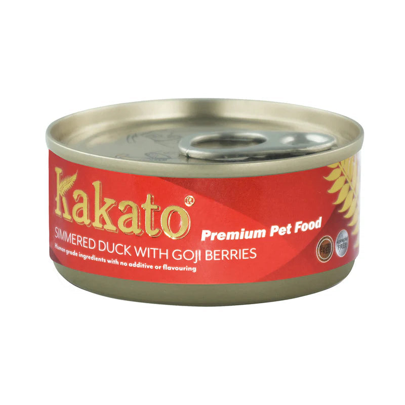 Kakato - Canned Dog and Cat Food - Golden Fern Series - Simmered Duck with Goji Berries - 70G