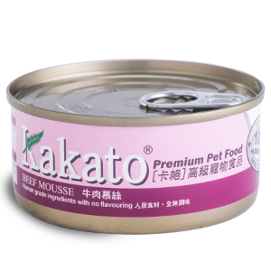 Kakato - Canned Dog and Cat Food - Beef Mousse - 70G