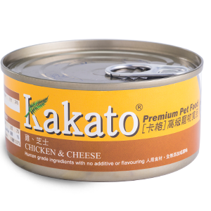 Kakato - Canned Dog and Cat Food - Chicken & Cheese - 70G (4 cans) - PetProject.HK