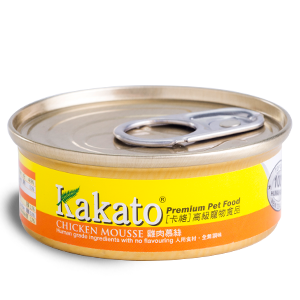 Kakato - Canned Dog and Cat Food - Chicken Mousse - 40G (4 cans) - PetProject.HK