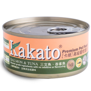 Kakato - Canned Dog and Cat Food - Salmon & Tuna - 70G (4 cans) - PetProject.HK