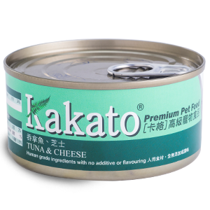 Kakato - Canned Dog and Cat Food - Tuna & Cheese - 70G (4 cans) - PetProject.HK