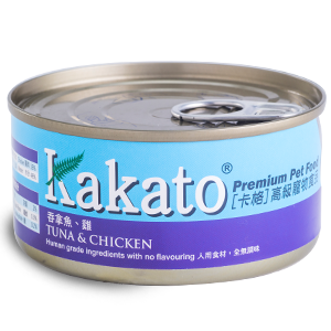 Kakato - Canned Dog and Cat Food - Tuna & Chicken in Jelly - 70G (4 cans) - PetProject.HK