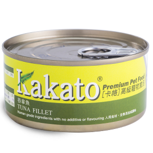 Kakato - Canned Dog and Cat Food - Tuna Fillet - 170G (48 Cans) - PetProject.HK