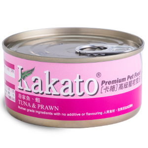Kakato - Canned Dog and Cat Food - Tuna & Prawn - 70G (4 cans) - PetProject.HK