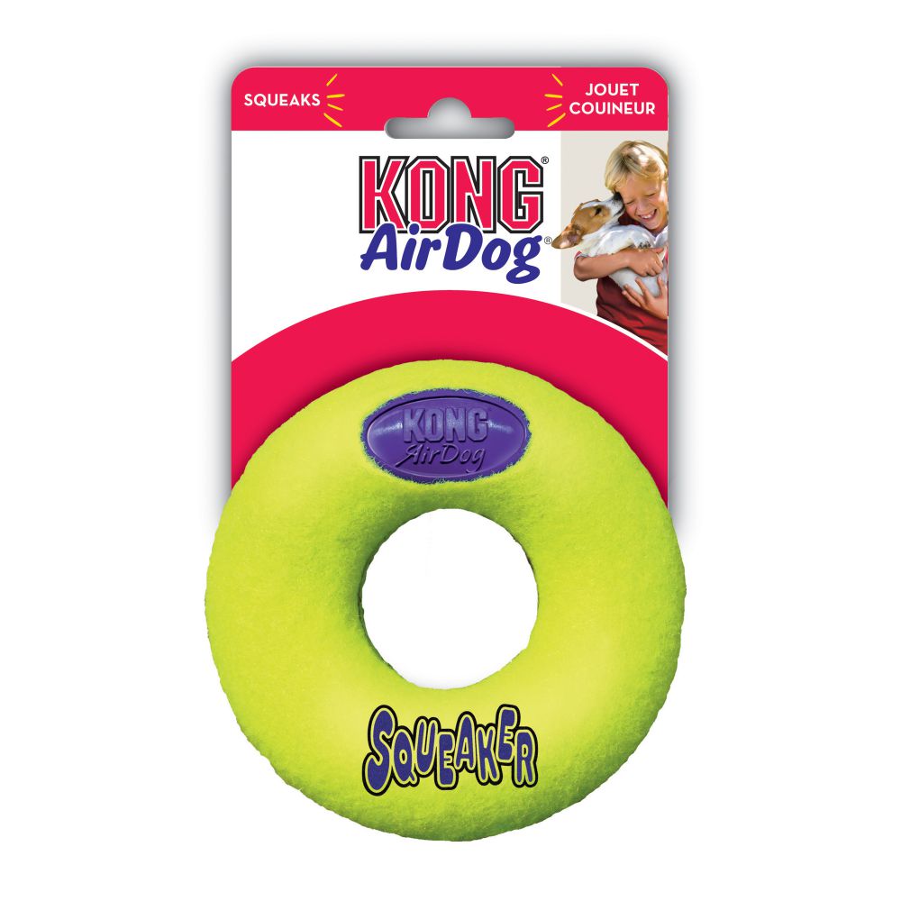 Kong - Air Squeaker Donut - Medium - PetProject.HK