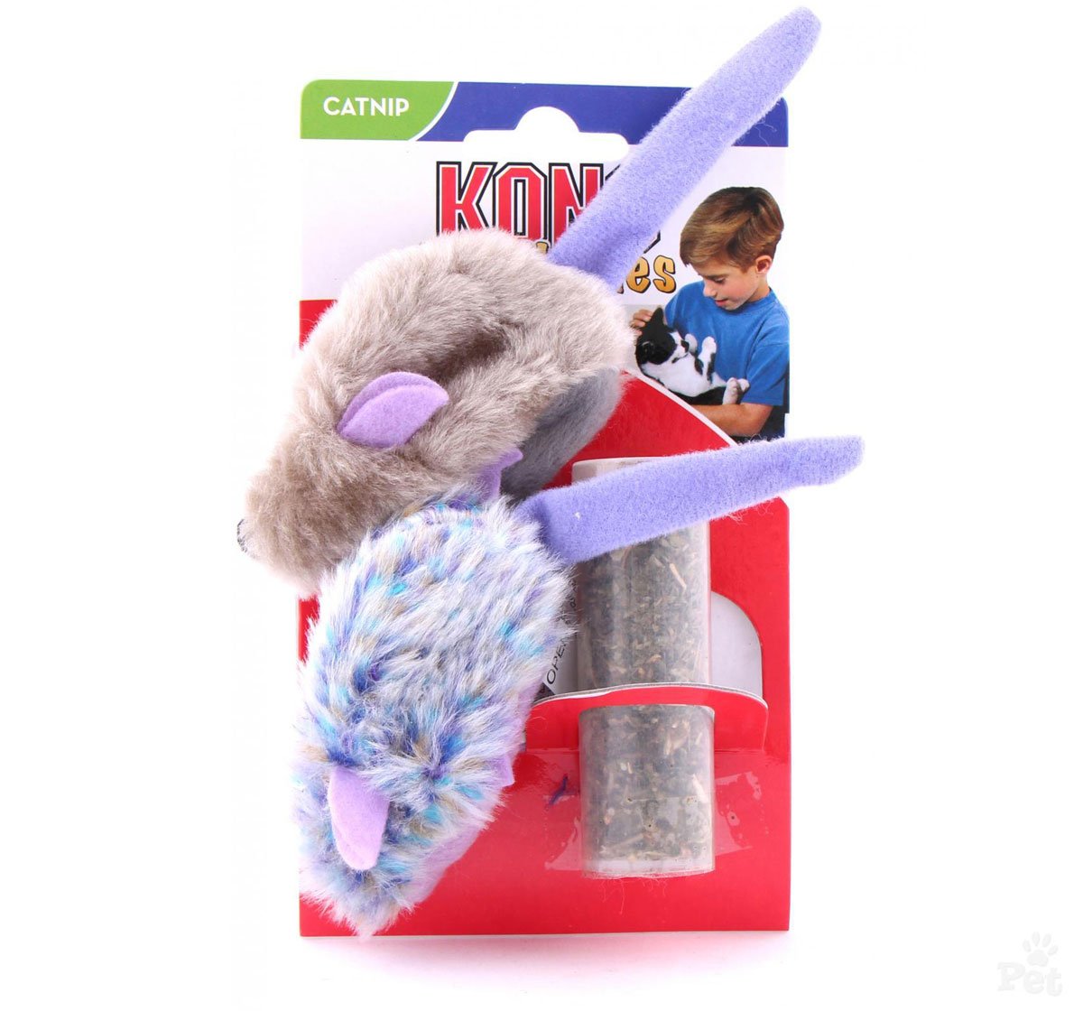 Kong - Purple Mouse & Frosty Grey Mouse - PetProject.HK
