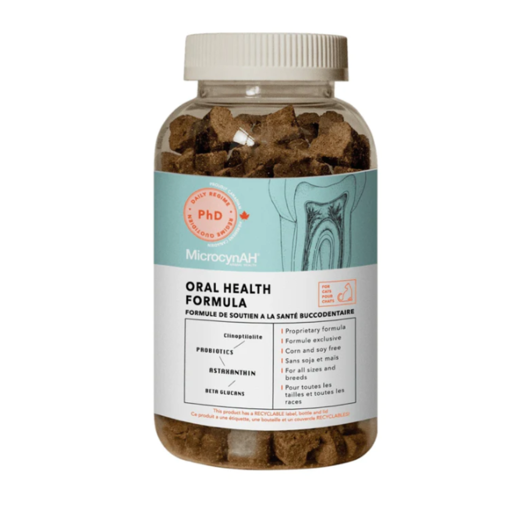 MicrocynAH PhD Cat Treats - Oral Health Formula - 120g