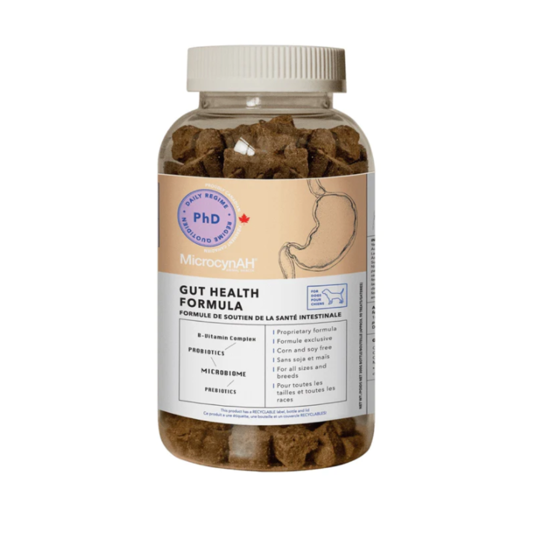 MicrocynAH PhD Dog Treats - Gut Health Formula - 300g