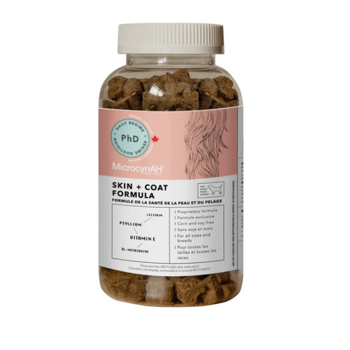 MicrocynAH PhD Dog Treats - Skin + Coat Health Formula - 300g
