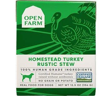 Open Farm - Wet Food For Dogs Grain Free Rustic Blend Homestead Turkey Recipe 12.5Oz (Min. 24